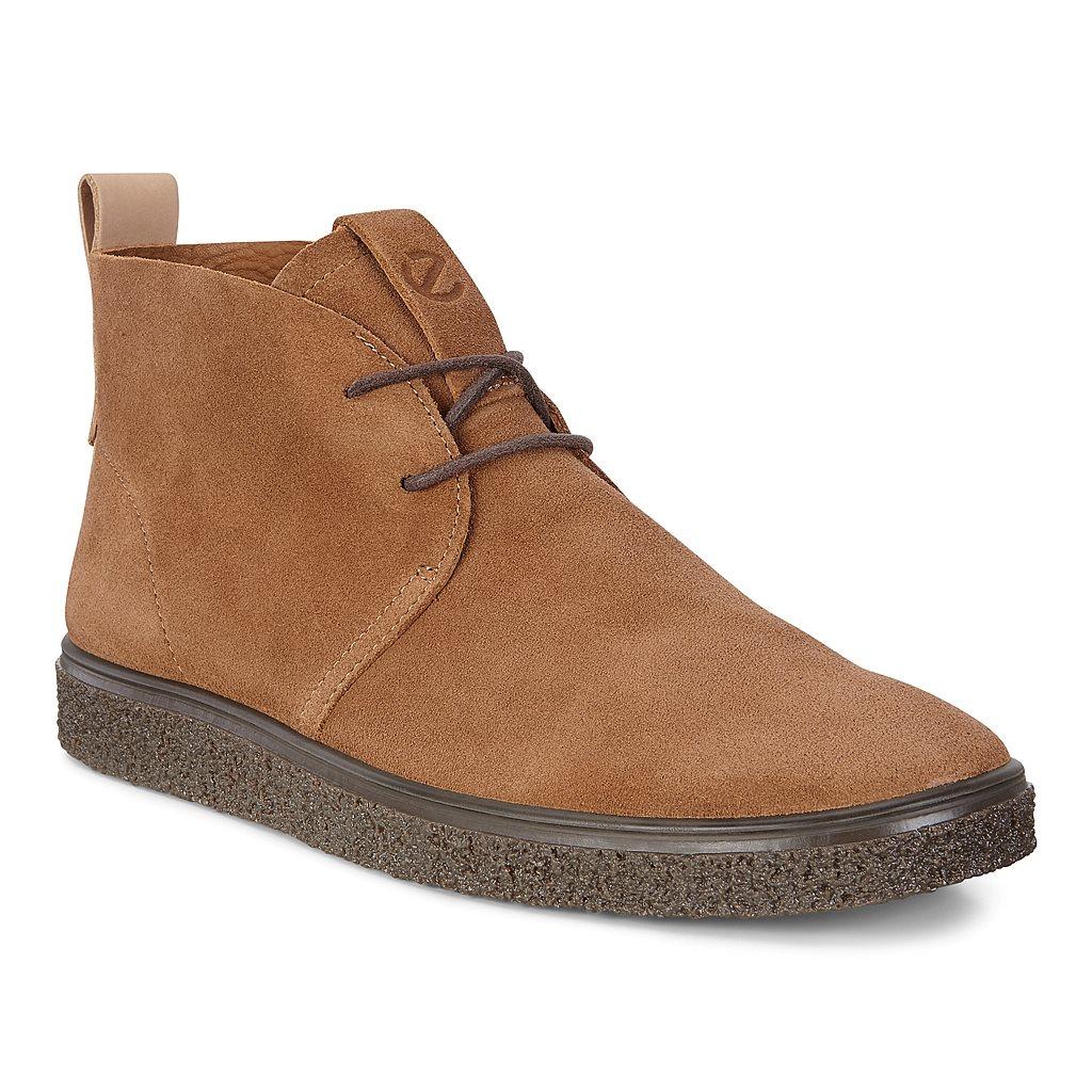 Ecco Crepetray Mens Ankle Boots Brown Online - India YMR-164857